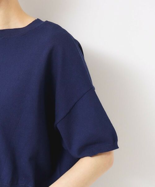Dessin / デッサン ニット・セーター | 【洗える】シャツレイヤード風五分袖ニット | 詳細13