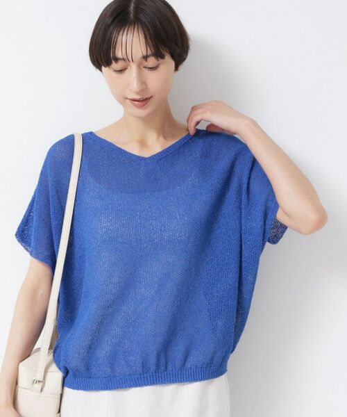 Dessin / デッサン ニット・セーター | 【日本製・洗える】シームレスラインVネックニット | 詳細10