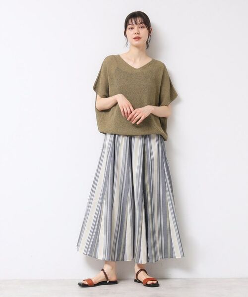 Dessin / デッサン ニット・セーター | 【日本製・洗える】シームレスラインVネックニット | 詳細14