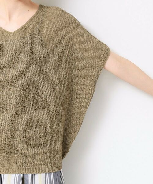 Dessin / デッサン ニット・セーター | 【日本製・洗える】シームレスラインVネックニット | 詳細23