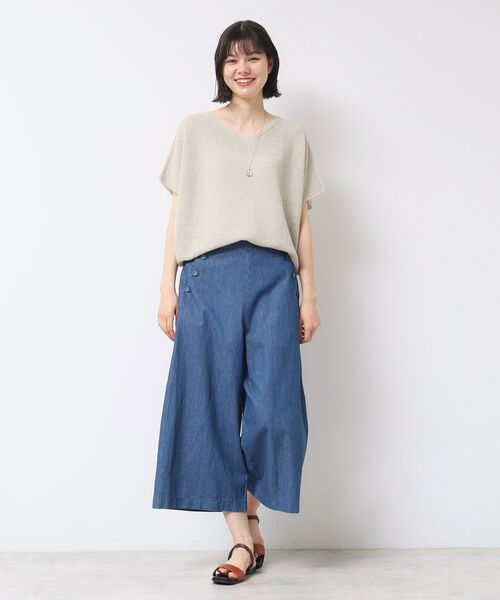 Dessin / デッサン ニット・セーター | 【日本製・洗える】シームレスラインVネックニット | 詳細7