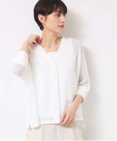 Dessin / デッサン カーディガン・ボレロ | 【洗える】メッシュカーディガン