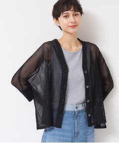 Dessin / デッサン カーディガン・ボレロ | 【洗える】メッシュカーディガン