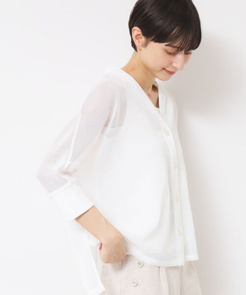 Dessin / デッサン カーディガン・ボレロ | 【洗える】メッシュカーディガン | 詳細1