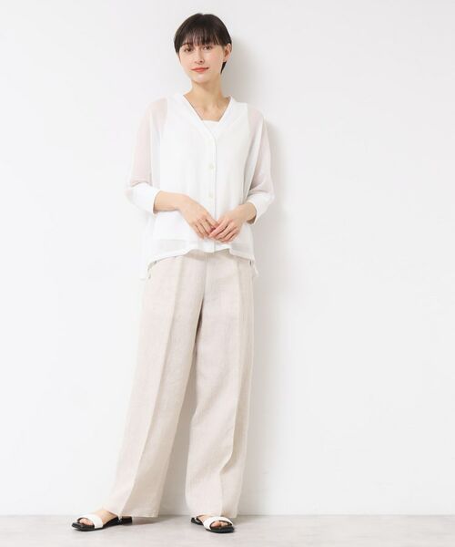 Dessin / デッサン カーディガン・ボレロ | 【洗える】メッシュカーディガン | 詳細2