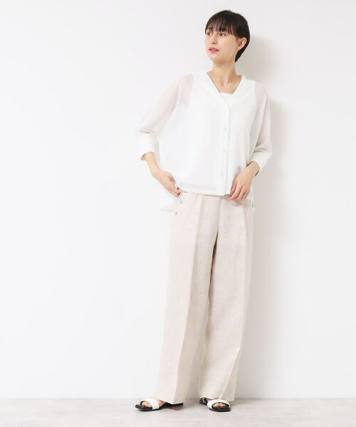 Dessin / デッサン カーディガン・ボレロ | 【洗える】メッシュカーディガン | 詳細3