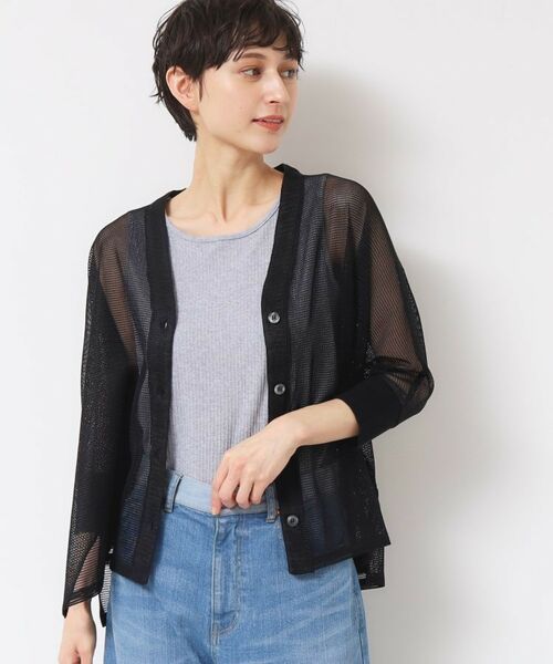 Dessin / デッサン カーディガン・ボレロ | 【洗える】メッシュカーディガン | 詳細5