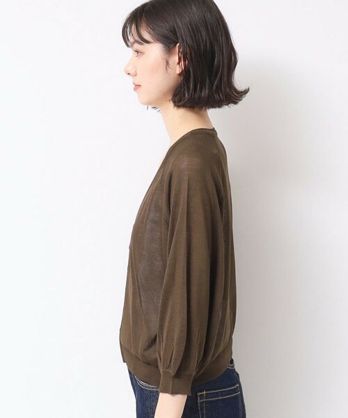 Dessin / デッサン カーディガン・ボレロ | 【洗える】シアーVネックカーディガン | 詳細14