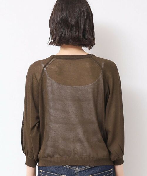 Dessin / デッサン カーディガン・ボレロ | 【洗える】シアーVネックカーディガン | 詳細15