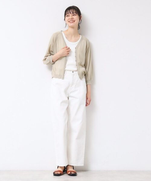 Dessin / デッサン カーディガン・ボレロ | 【洗える】シアーVネックカーディガン | 詳細7