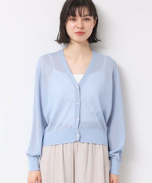 Dessin / デッサン カーディガン・ボレロ | 【UVカット・洗える】パール調ボタンシアーカーディガン | 詳細18