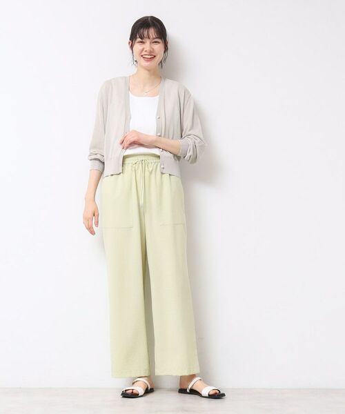 Dessin / デッサン カーディガン・ボレロ | 【UVカット・洗える】パール調ボタンシアーカーディガン | 詳細2