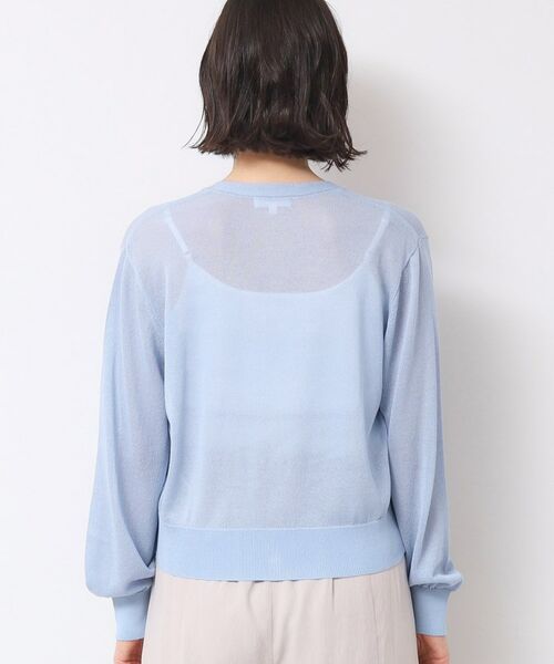 Dessin / デッサン カーディガン・ボレロ | 【UVカット・洗える】パール調ボタンシアーカーディガン | 詳細20