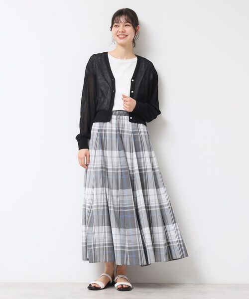 Dessin / デッサン カーディガン・ボレロ | 【UVカット・洗える】パール調ボタンシアーカーディガン | 詳細7