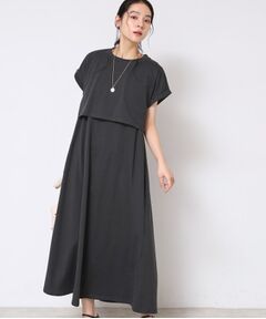 Dessin / デッサン セットアップ | 【2点セット・洗える】テントラインジャージワンピース