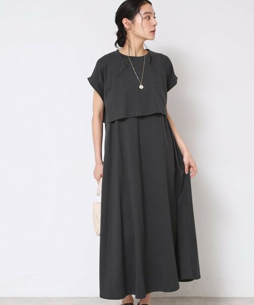 Dessin / デッサン セットアップ | 【2点セット・洗える】テントラインジャージワンピース | 詳細2