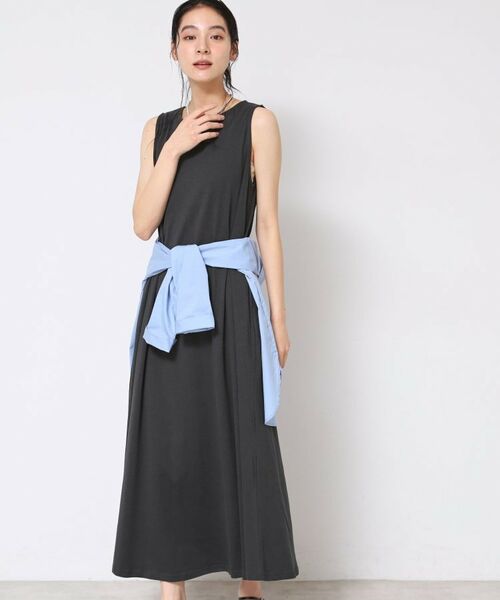 Dessin / デッサン セットアップ | 【2点セット・洗える】テントラインジャージワンピース | 詳細3