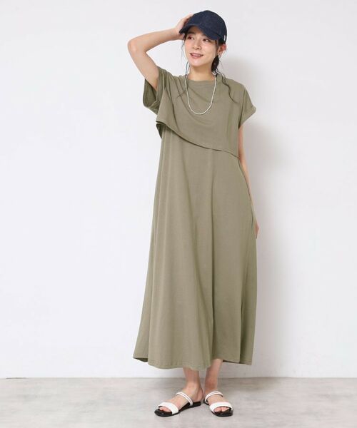 Dessin / デッサン セットアップ | 【2点セット・洗える】テントラインジャージワンピース | 詳細9