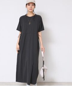 セール】 【L】ダブルサテン ワンピース （ロング・マキシ丈