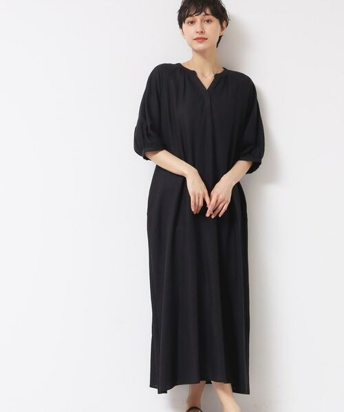 Dessin / デッサン ロング・マキシ丈ワンピース | 【洗える】パフスリーブAラインワンピース（S～L） | 詳細1