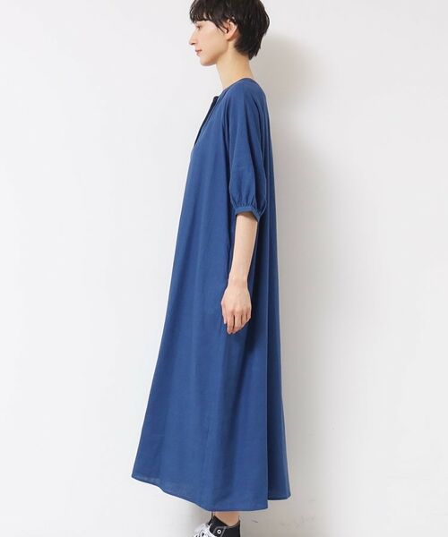 Dessin / デッサン ロング・マキシ丈ワンピース | 【洗える】パフスリーブAラインワンピース（S～L） | 詳細14