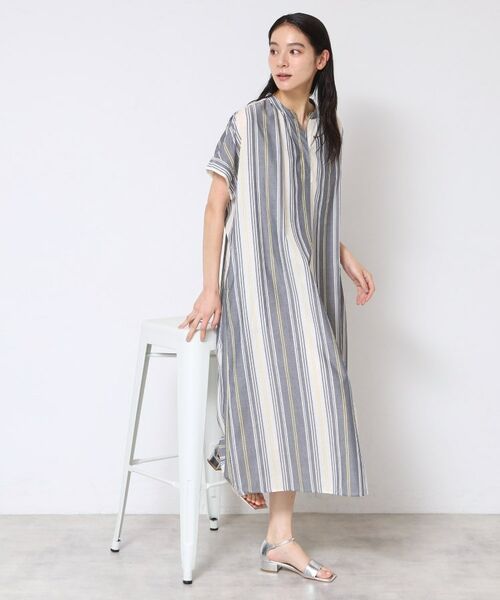 Dessin / デッサン ロング・マキシ丈ワンピース | 【洗える】映えチェック柄スキッパ―ワンピース | 詳細11