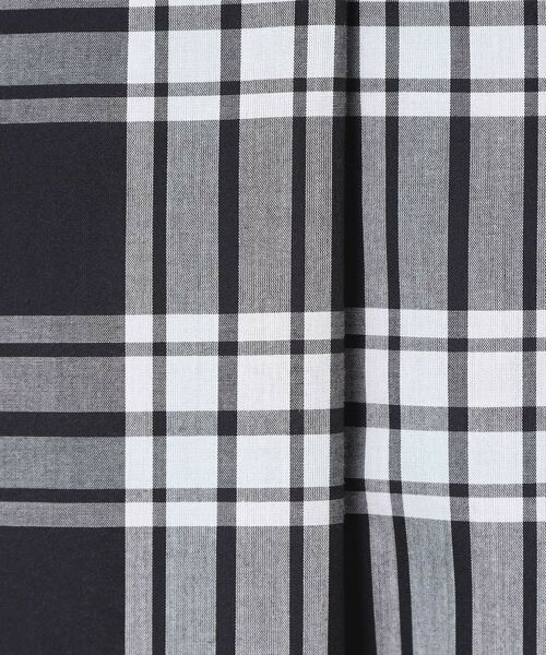 Dessin / デッサン ロング・マキシ丈ワンピース | 【洗える】映えチェック柄スキッパ―ワンピース | 詳細4