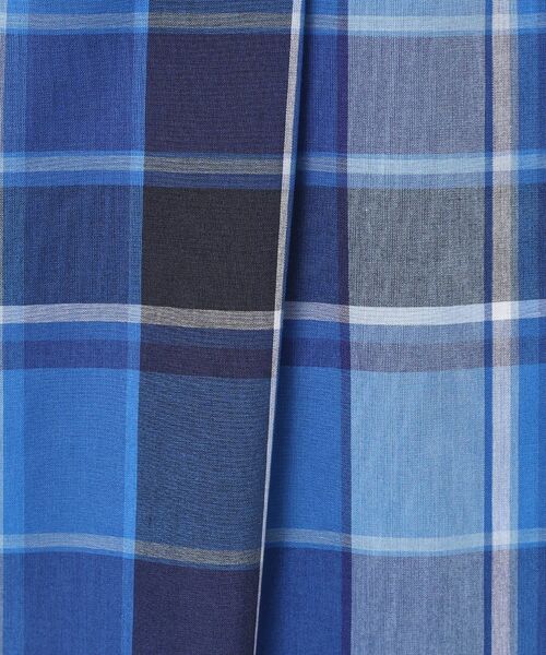 Dessin / デッサン ロング・マキシ丈ワンピース | 【洗える】映えチェック柄スキッパ―ワンピース | 詳細8