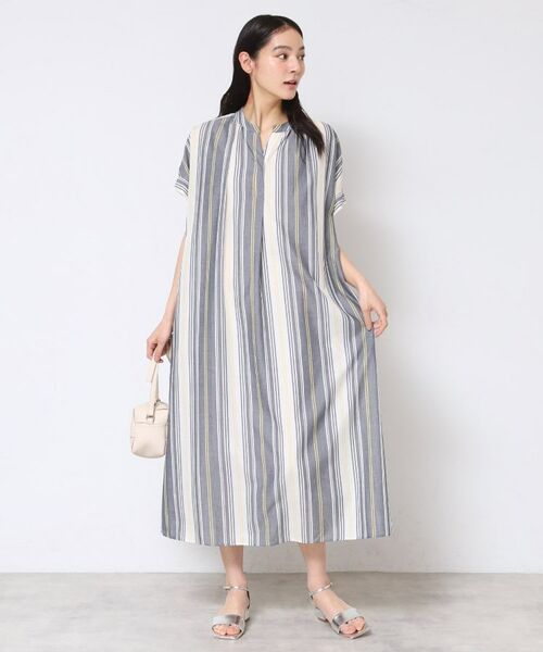 Dessin / デッサン ロング・マキシ丈ワンピース | 【洗える】映えチェック柄スキッパ―ワンピース | 詳細9