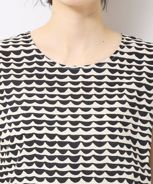 Dessin / デッサン ロング・マキシ丈ワンピース | 【洗える】ウエーブプリントコットンワンピース | 詳細8