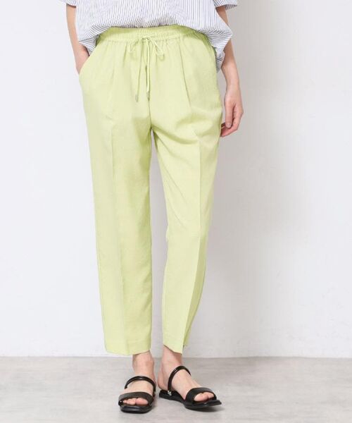 Dessin / デッサン パンツ | 【ウエストゴム・洗える】センターライン入りテーパードパンツ（XS～L） | 詳細20