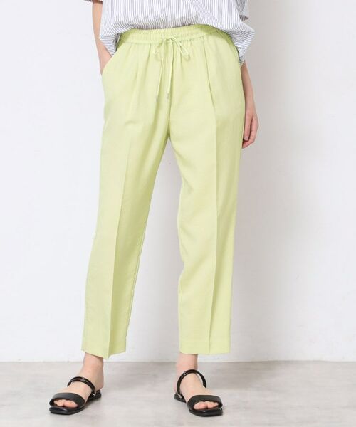 Dessin / デッサン パンツ | 【ウエストゴム・洗える】センターライン入りテーパードパンツ（XS～L） | 詳細21