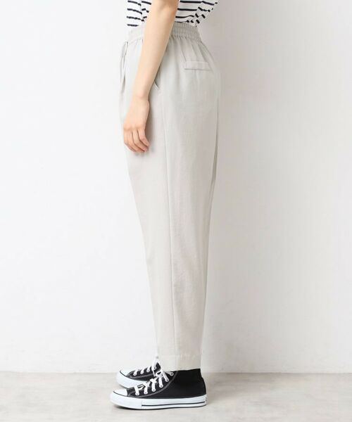 Dessin / デッサン パンツ | 【ウエストゴム・洗える】センターライン入りテーパードパンツ（XS～L） | 詳細29