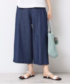 Dessin / デッサン ショート・ハーフ・半端丈パンツ | 【洗える・4サイズ展開】リネンブレンドクロップド丈マリンパンツ