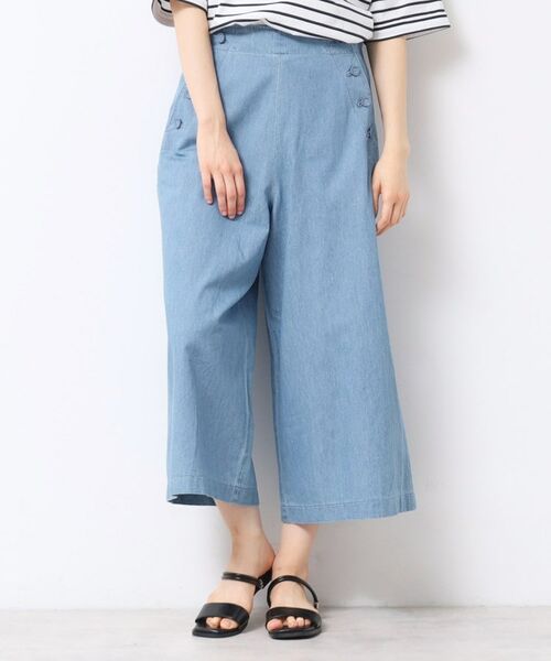 Dessin / デッサン ショート・ハーフ・半端丈パンツ | 【洗える・4サイズ展開】リネンブレンドクロップド丈マリンパンツ | 詳細10