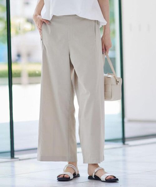 Dessin / デッサン パンツ | 【洗える】ストレッチセミワイドパンツ | 詳細13