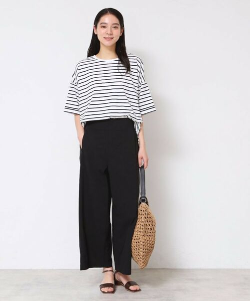 Dessin / デッサン パンツ | 【洗える】ストレッチセミワイドパンツ | 詳細2