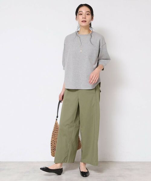 Dessin / デッサン パンツ | 【洗える】ストレッチセミワイドパンツ | 詳細6