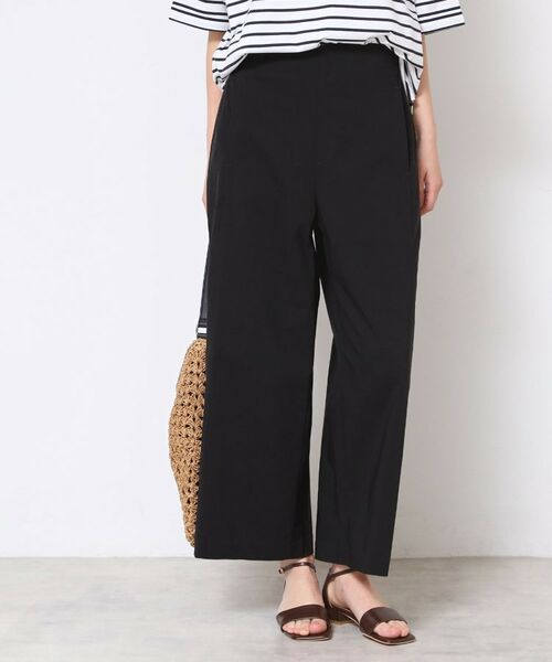 Dessin / デッサン パンツ | 【洗える】ストレッチセミワイドパンツ(ブラック(019))