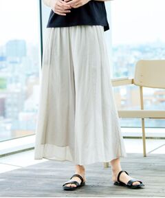 Dessin / デッサン ショート・ハーフ・半端丈パンツ | 【ウエストゴム・洗える】リラクシーパンツ