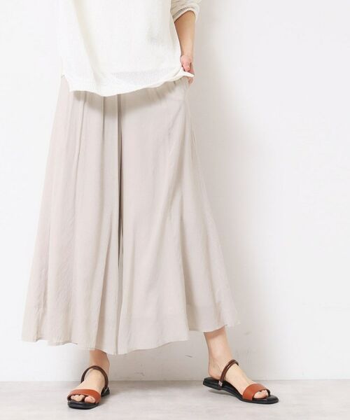 Dessin / デッサン ショート・ハーフ・半端丈パンツ | 【ウエストゴム・洗える】リラクシーパンツ | 詳細10