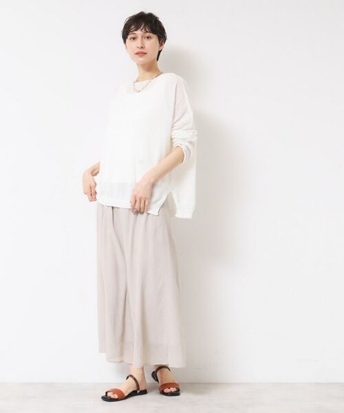 Dessin / デッサン ショート・ハーフ・半端丈パンツ | 【ウエストゴム・洗える】リラクシーパンツ | 詳細11