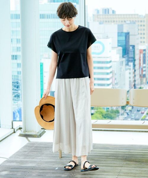 Dessin / デッサン ショート・ハーフ・半端丈パンツ | 【ウエストゴム・洗える】リラクシーパンツ | 詳細16