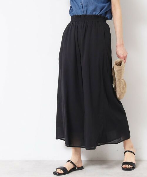 Dessin / デッサン ショート・ハーフ・半端丈パンツ | 【ウエストゴム・洗える】リラクシーパンツ | 詳細2