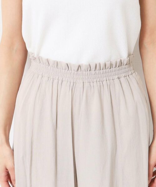 Dessin / デッサン ショート・ハーフ・半端丈パンツ | 【ウエストゴム・洗える】リラクシーパンツ | 詳細21