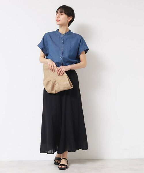 Dessin / デッサン ショート・ハーフ・半端丈パンツ | 【ウエストゴム・洗える】リラクシーパンツ | 詳細3