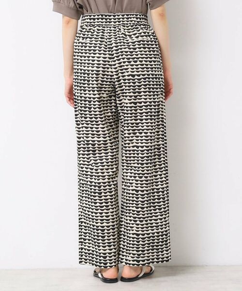 Dessin / デッサン パンツ | 【洗える】ウエーブプリントコットンパンツ | 詳細7