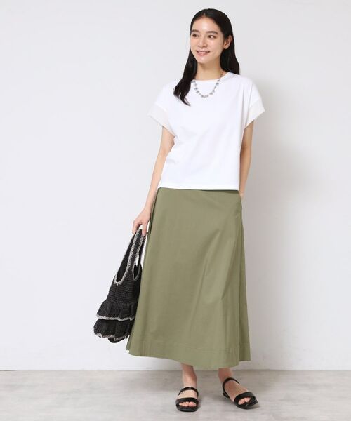 Dessin / デッサン ロング・マキシ丈スカート | 【洗える】Aラインストレッチスカート | 詳細6