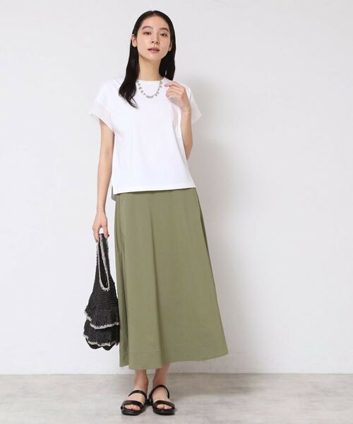 Dessin / デッサン ロング・マキシ丈スカート | 【洗える】Aラインストレッチスカート | 詳細7