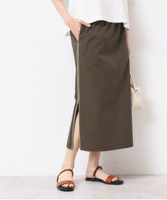 Dessin / デッサン ロング・マキシ丈スカート | 【撥水・洗える】サイドジップ付きIラインスカート